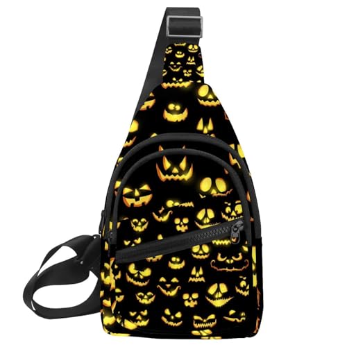 Bolsa de hombro para hombre y mujer con mariposas moradas, mochila cruzada ligera y ergonómica