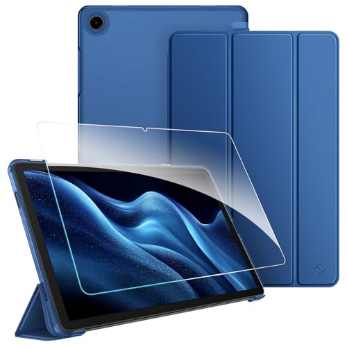 FINTIE Coque pour Samsung Galaxy Tab A11 Plus (A11+) 11 Pouces 2025 et Galaxy Tab A9 Plus (A9+) 11” 2023 - [avec 1 Verre Trempé] Étui Transparent Givré,...