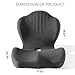 Seat Cushion for Car Truck Driver, Memory Foam Seat Cushion with Adjustable Strap,Ergonomic Lumbar/Back Support & Sciatica Relief for Long Drives, Orthopedic Cushion for Office Chair, Car, Semi Truck