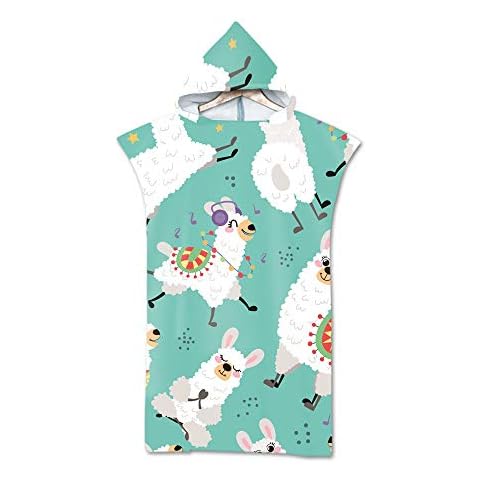 Fansu Poncho Toalla con Capucha, Microfibra Adulto Cover