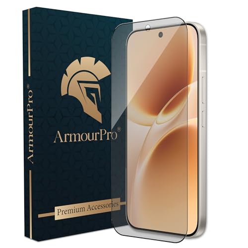 Image of ArmourPro Anti Glare Matte Tempered Glass for Vivo V70 - Anti Fingerprint Screen Protector, 9H Scratch Resistant, Smooth Touch, Edge-to-Edge Full Coverage