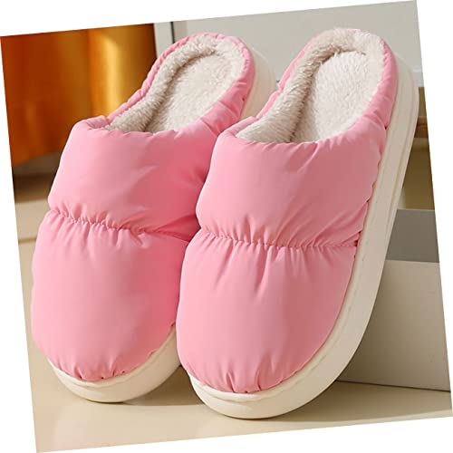 Pantuflas calefaccionadas USB para invierno rosa miniatura 6