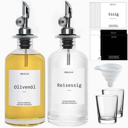 Balvi Ölspender Mit Oliven Im Inneren - Elegantes Glas Für Olivenöl
