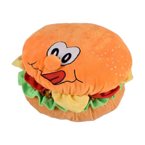 Image of DearJoy Cute Burger Soft Toy Orange - Length 32Cm