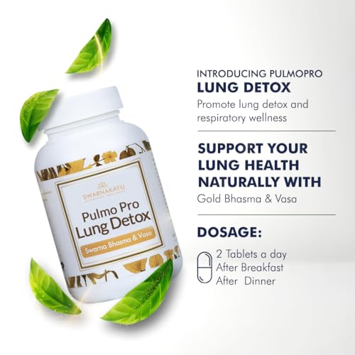 Swarnakayu Swarna Bhasma for Respiratory Health - For Men & Women (30 Tablet)