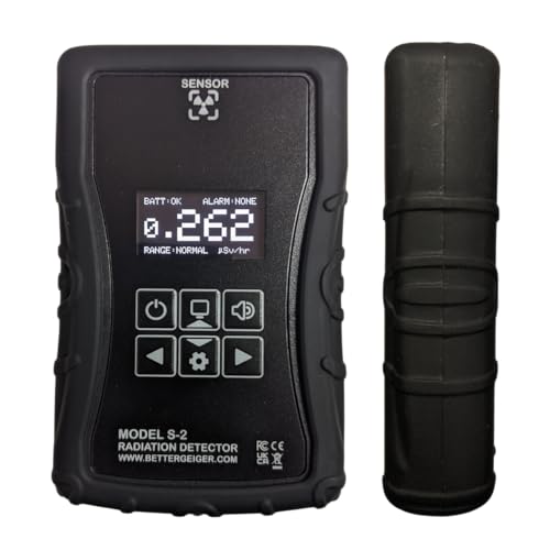 High Range Geiger Counter Model Better Geiger S-2 Nuclear Radiation Detector and Dosimeter for X-ray/Gamma Monitoring (Detector only)