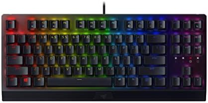Razer BlackWidow V3 Tenkeyless (Yeşil Anahtar) - Kompakt Mekanik Oyun Klavyesi (Tıklanabilir Mekanik Anahtarlar, Kompakt Form Faktörü, Tamamen Programlanabilir Tuşlar) Türkçe klavye | Siyah