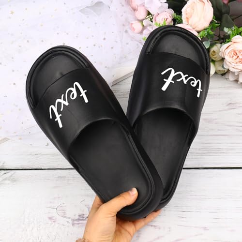 Bnesi Personalized Foam Slipper Custom Home Shoes Customized Party Slides Personalized Sandals for Wedding Beach Spa4