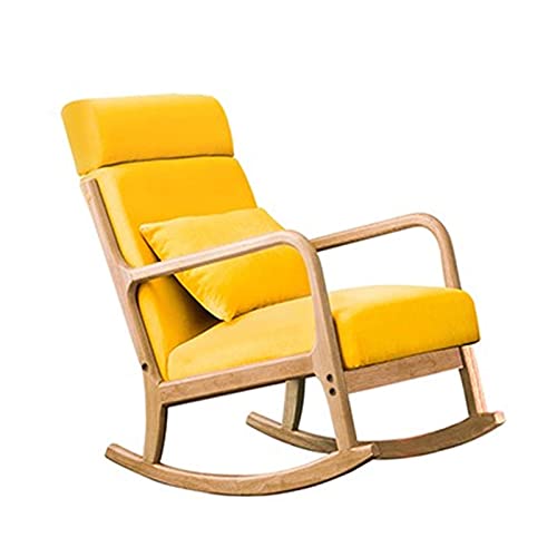 NOALED Sillas mecedoras de Ocio, Mecedora nórdica, reclinable para el hogar, sofá Moderno y Perezoso, Silla para Siesta, balcón, Mecedora de Ocio