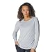 Vapor Apparel Women's UPF 50+ UV/Sun Protection Long Sleeve T-Shirt Medium Pearl Grey