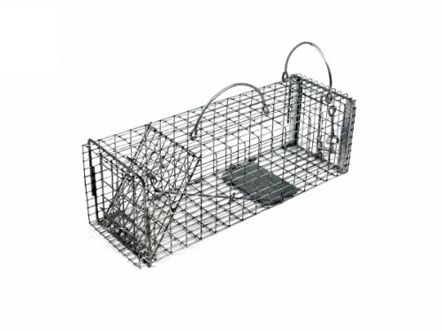 Tomahawk Live Trap - Model 602 - Original Series Rigid Live Trap with one Trap Door and Easy Release Door - 16x5x5 for Chipmunk, Gopher, Rat, Muskrat Sized Animals