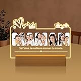 💪[Cadre Photo Décoratif Durable] Fabriqué à partir de la technologie d'impression UV reproduit hautement les couleurs des photos et le texte gravé peut rester clair pendant de nombreuses années - un hommage durable à l'amour indéfectible de maman ! Le cadre photo 15x22cm peut mieux afficher les photos, comme cadre décoratif placé dans la chambre, le salon ou le bureau - transmettant intelligemment la gratitude tout en s'intégrant parfaitement dans la vie quotidienne de maman.