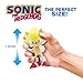 Just Toys LLC Sonic The Hedgehog Super Sonic 4″ Buildable Action Figure – Official Sonic The Hedgehog Series 2 Collectible with Chaos Emerald Accessory