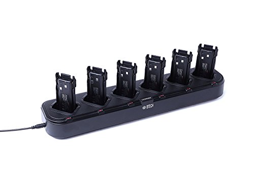Btech Ch-8-6 6-Way Gang Charger For Uv-82Hp, Gmrs-V2, Murs-V1, Uv-82C, Baofeng Uv-82 (Bl-8 Battery), Bulk Bank Multi Charger For Baofeng, Btech #TOP1