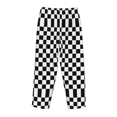 Pantalon de pyjama rayures noires blanches femme - 5