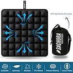 Inflatable Travel Seat Cushion for Airplane & Office – Airplane Seat Cushion for Long Flights, Portable Seat Pad for Plane Travel, Tailbone & Lower Back Pressure Relief - Image 3