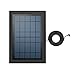 Ring Super Solar Panel, 5W, Barrel Plug Connector - for Spotlight Cam Battery and Stick Up Cam Battery - Black