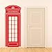 Produktbild Qwerlp  London Telefonbox Wandaufkleber Retro Uk Telefon Aufkleber Wandbild Kunst Vinyl Wand Stickrs Für Wohnzimmer Home Dekoration