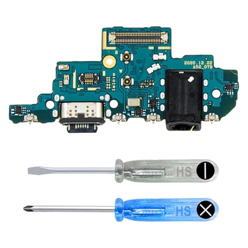 MMOBIEL Złącze Dokujące Kompatybilne z Samsung Galaxy K2 A52S-03 5G 2021 - Złącze Dokujące USB C - Gniazdo Audio/Mikrofon/Antena - w Zestawie Śrubokręt