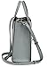 Marc Jacobs The Grind Mini Coated Leather Crossbody (Rock Grey)