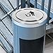 Cabilock Flap Garbage Can Cover Stainless Steel Recessed Trash Bin Lid Countertop Grommet Flap Lid Replacement for Kitchen Sink Waste Trash Can