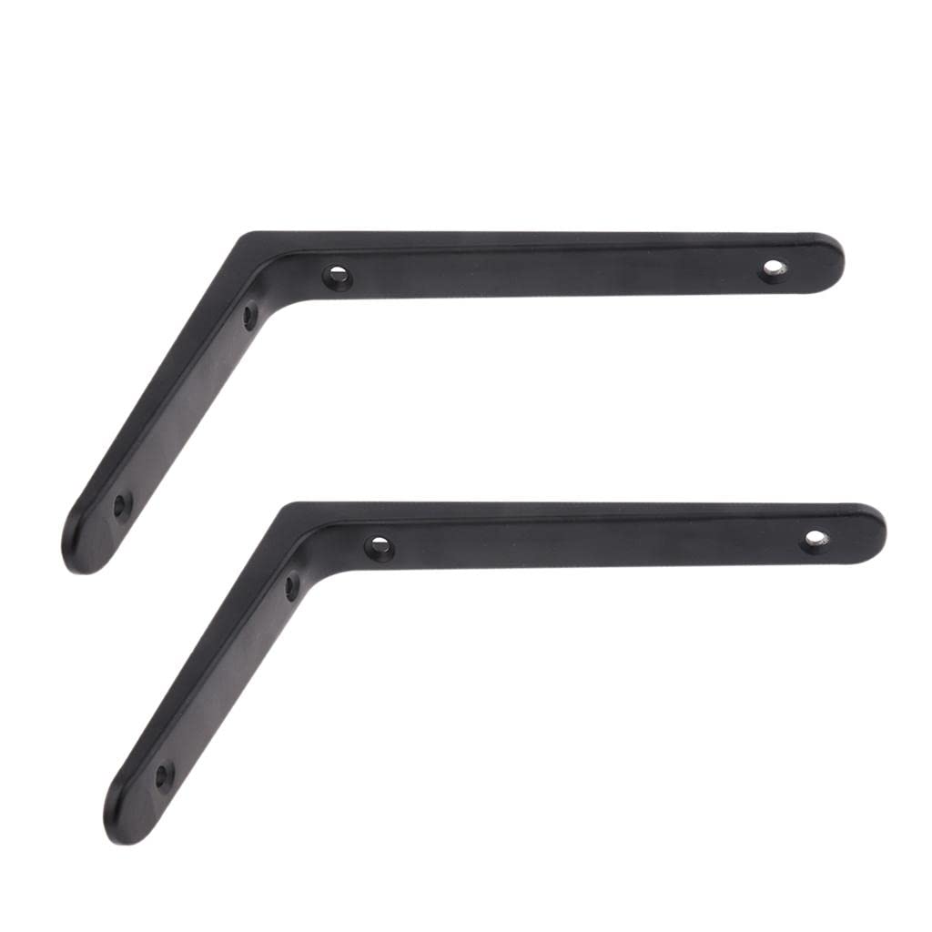 CALANDIS™ 3xHeavy Duty Shelf Bracket Wall Hanging Shelve L Shaped Supporter 15x20cm | Furniture-picture-23