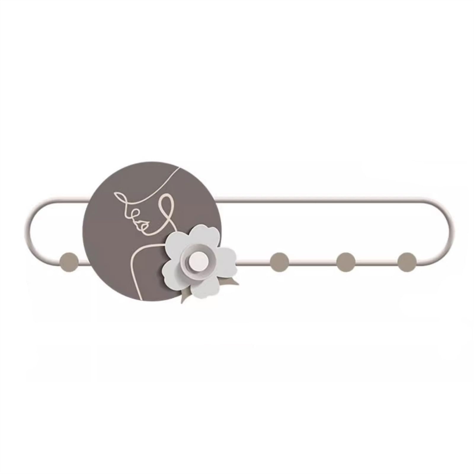 E7v2t9k6 One Color Wall Coat Hanger Wall Hanging Coat Rack Fitting Room Clothes Hooks Entrance Entryway Light Luxury Space-Saving