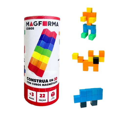 Magforma Cubos 22 peças cubos magneticos brinquedo magnetico