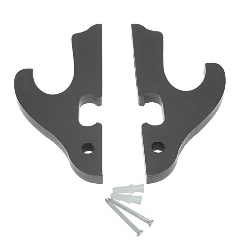 Moumou 2/Set Schwert Haken Wandhalter Samurai Schwert Aufhänger Display Halter verstellbar für Katana Wakizashi Tanto Genji Schwert Waffenregal, 1-Tier