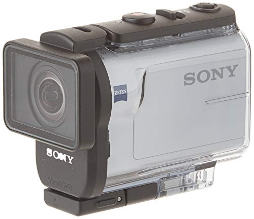 Sony HDRAS300R/W HD Recording, Action Cam, Live View Remote Underwater Camcorder, White