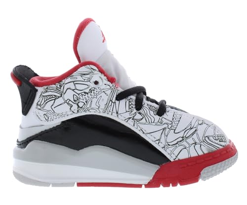 Nike DV1358160 Jordan Dub Zero (Td) Toddler 4C White/True Red-Black thumb #2