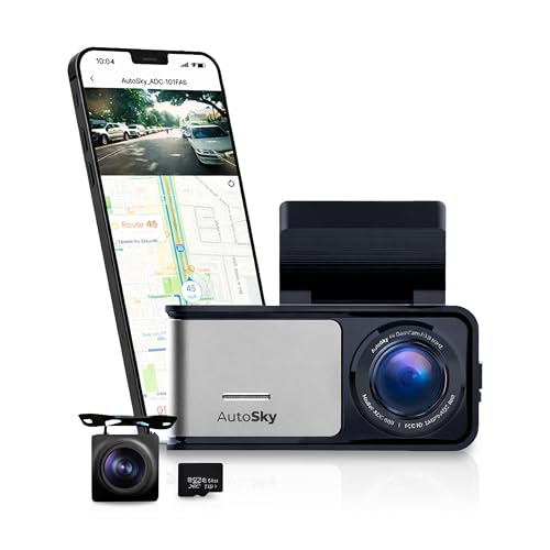 Dash CAM AutoSky 4K Pro para proteger tu coche aparcado y evitar fraudes con G-Sensor