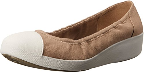 FitFlop Women's F-Pop Ballerina Canvas Ballet Flat