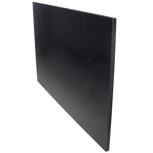 Miniatura 6 de Bettomshin Hoja POM de 7.87 pulgadas, hoja de placa de polioximetileno, 7.874 in x 7.874 in x 0.197 in de largo x ancho x grosor cuadrado negro para
