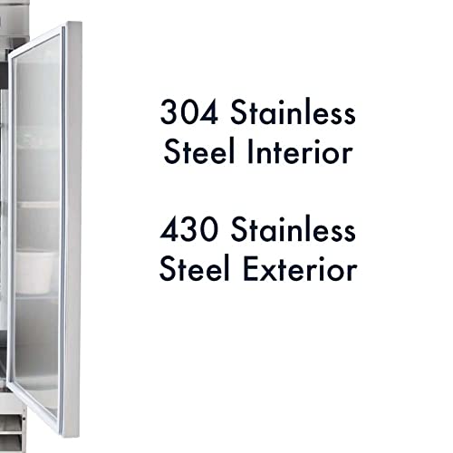 Xiltek 54" Commercial Reach In All Stainless Steel Freezer 2 Door #TOP3