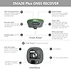 SMA26 Plus RTK Surveying Equipment Rover Base with Survey Software, PPK,PPP Technology, Tilt Compensation,IP67 Waterproof, BT/WiFi,Ideal for Land, Construction(Include Pole)