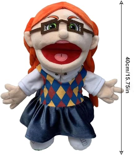 2023 New Jefffrry Puppet Plush Toy, Jefffrry Sister/Mom/Dad Soft Plush Toy, Hand Puppet for Play House, Mischievous Funny Puppet's Toy with Working Mouth, Kid's (Classmate)