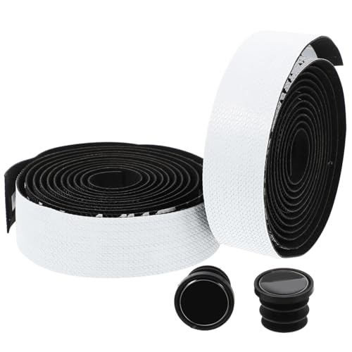 Abaodam 1Set Bike Handlebar Tape Nonslip Cycling Grip Wraps for Bicycles Gradient Color Comfortable Breathable Easy to Install for Road Mountain Bikes