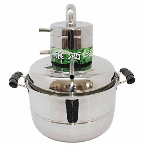 10L water distiller, essential oil distiller,lavender oil distiller, 10L Water Alcohol Distiller Home Brew Kit Still Wine Making Essential Oil Boiler