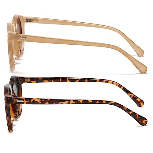 Image of Vintage Polarized Sunglasses for Men Women Round Retro Classic Fashion Eyewear UV400 Protection Sun Glasses