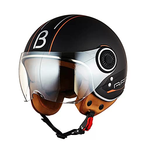 BEON B-110　 ジェットヘルメット　 オレンジ　125cc以下　XL BEON B-110 ジェットヘルメット オレンジ 125cc以下 XL バイク
