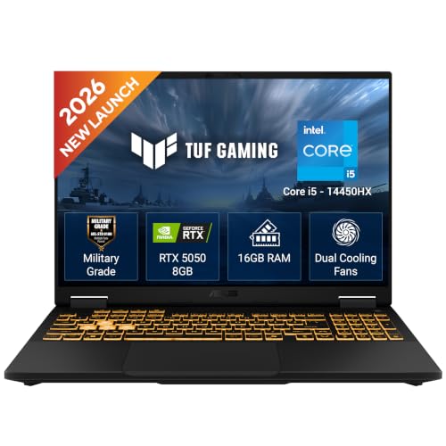 ASUS TUF F16 16GB RAM 512GB SSD i5 14450HX RTX 5050 Jaeger Gray - Image 2
