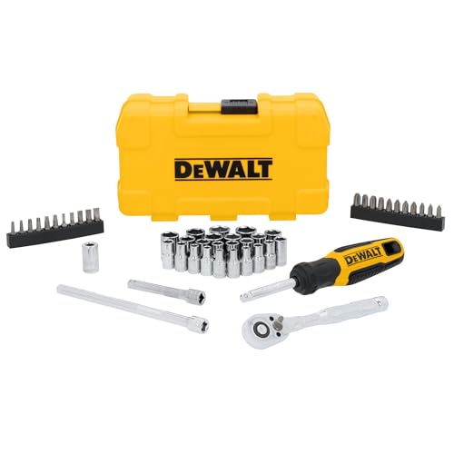 DEWALT 1/4 Drive 50 Pc Mechanics Tool Set (DWMT45422)