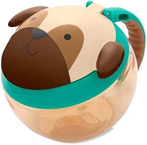 Skip Hop Zoo Contenedor de Bocadillos, Multicolor