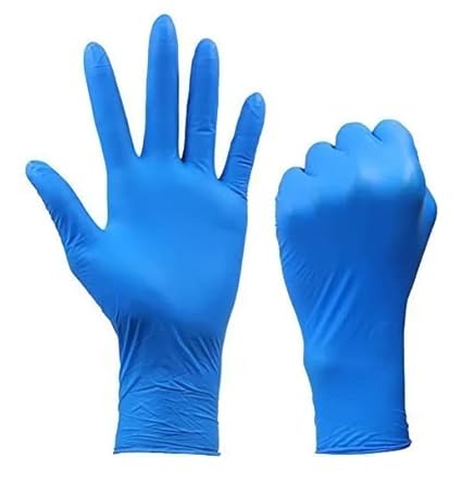 Samurai Nitrile Powder Free Examination Gloves (25 Pairs) S Size, Pack of 50