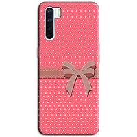 Mixroom Cover Per OPPO A91: Custodia In TPU Morbida Con Fantasia Ricamo Turchese – Originale E Colorata - 2