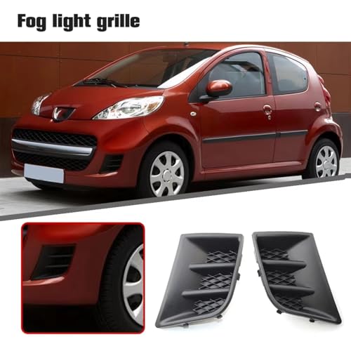 Cubierta de luz antiniebla para Peugeot 107 de 2009 a 2012, ideal para renovar el parachoques 2