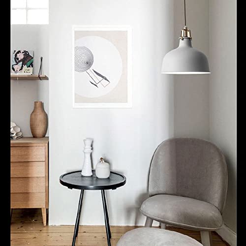 Lámpara colgante de comedor con cable largo para techos altos y base E27 6