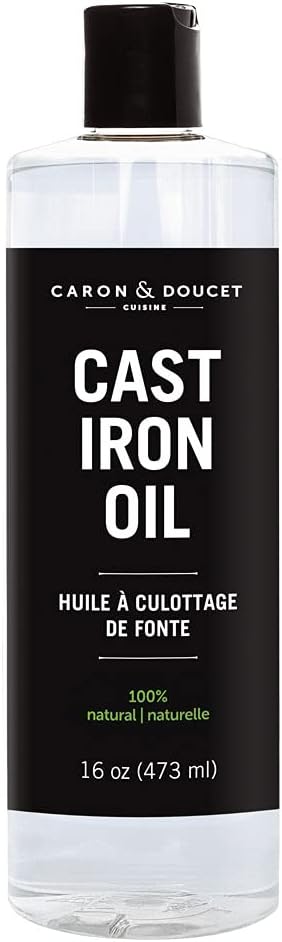 Caron &amp; Doucet - Cast Iron Seasoning &amp; Cleaning Oil | 100%