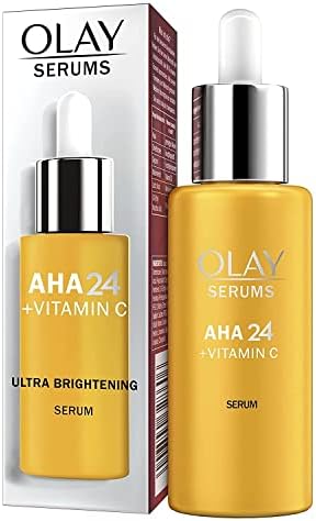 Olay AHA24 + Suero de vitamina C para el día, con vitamina C, AHA...